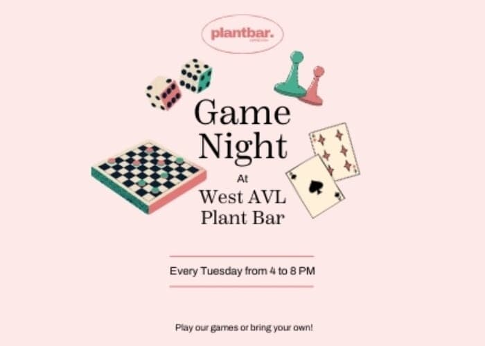 Tuesday Game Night at Plant Bar - West Asheville