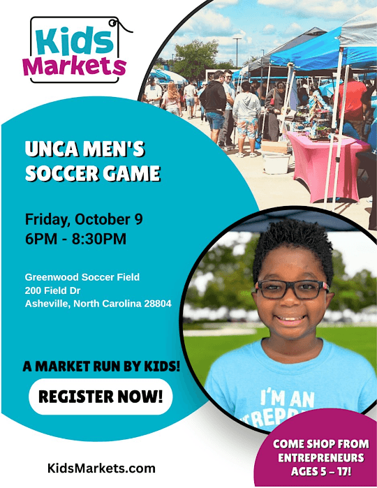 Kids Markets at UNC Asheville - Men's Soccer