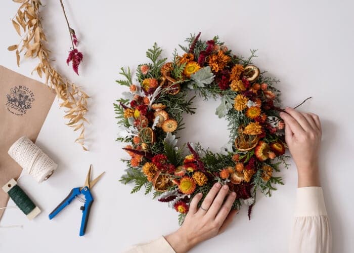 Dried Flower Wreath Workshop