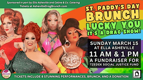 St. Patty's Day Drag Brunch for Tzedek Social Justice Fund