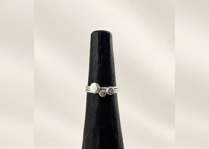 Pebble Stacker Silver Rings Workshop