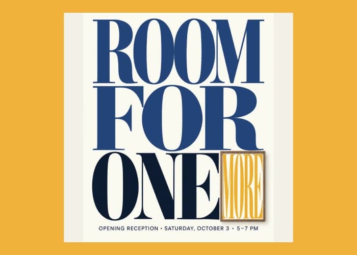 ROOM FOR ONE MORE