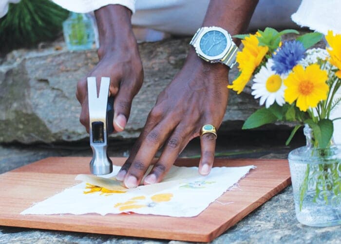 In Love With Lavender: The Art of Flower Pounding & Salt Cave Session