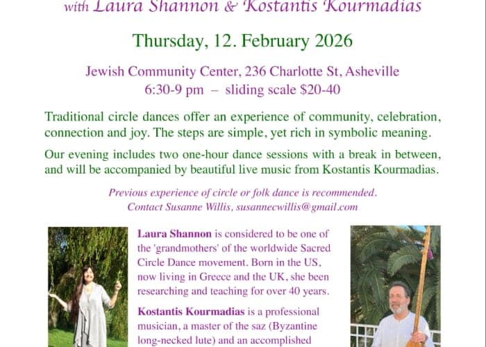 An evening of Greek, Armenian, and Balkan dance for Peace and Healing