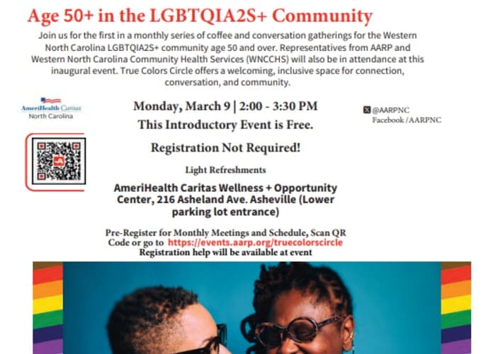 True Colors Circle: for People Age 50+ in the LGBTQIA2S+ Community