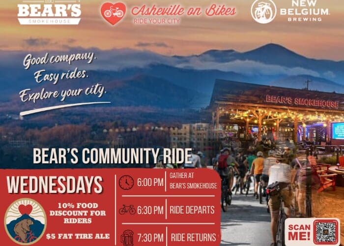 Bear's Community Ride: A Weekly Asheville Social Ride