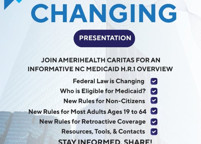 Medicaid is Changing Presentation with ACNC (offered in-person & via zoom)