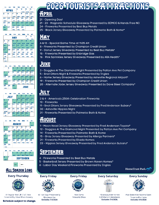 September Baseball with the Asheville Tourists