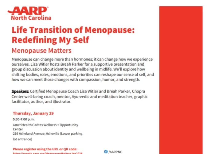 Join ACNC for MENOPAUSE MATTERS: Real talk. Real support. Real community.