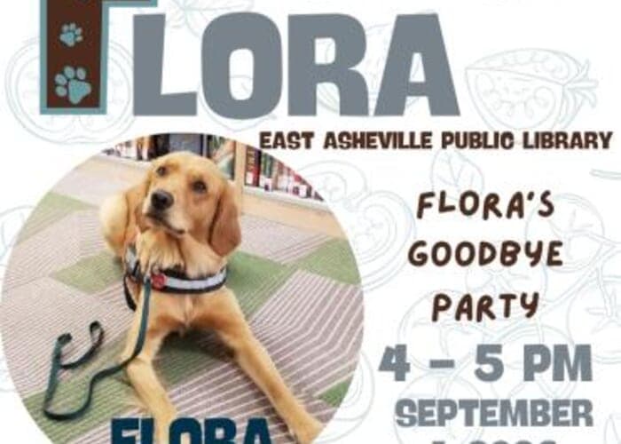 Read to a Dog Special Event: Flora's Send-Off