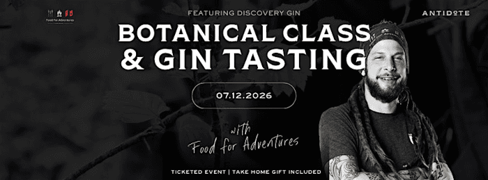 Botanical Class & Gin Tasting w/ Food For Adventures
