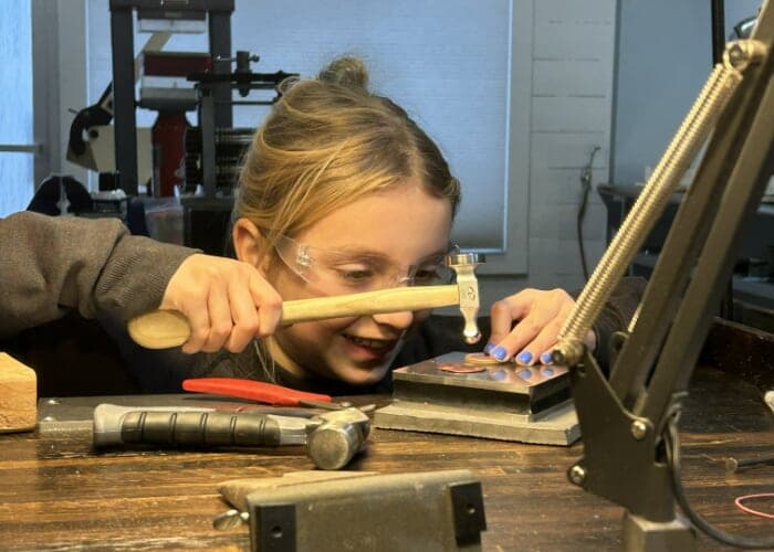 Ages 9-13 Art + Metals Summer Camp! - July