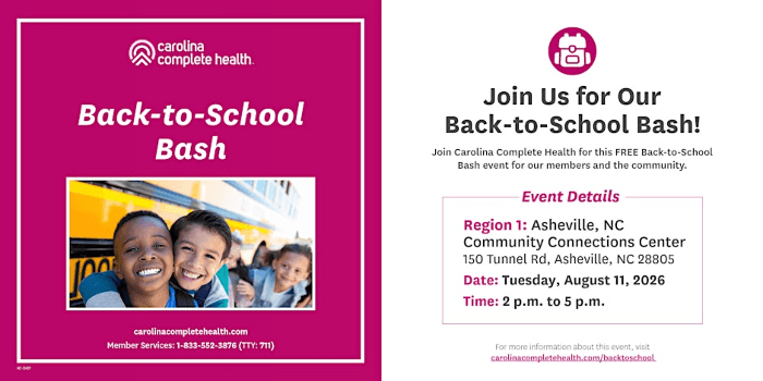 Carolina Complete Health Back To School Event
