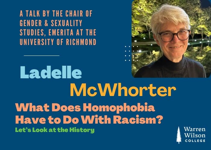 Nielsen Big Idea Lecture: What Does Homophobia Have to Do With Racism?