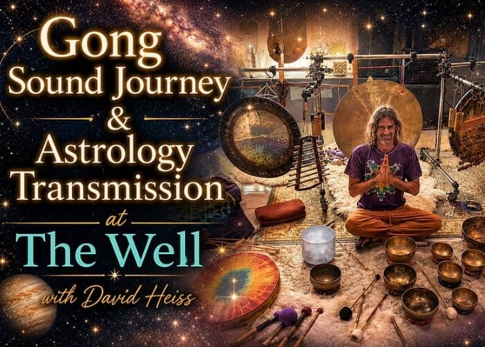 Gong Sound Journey and Astrology Transmission with David Heiss