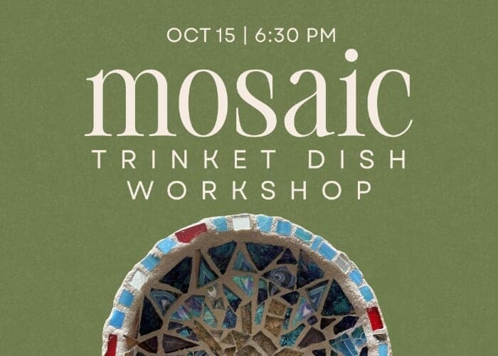 Mosaic Workshop: DIY Trinket Dish