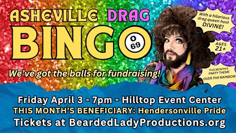 Asheville Drag Bingo: Over The Rainbow Fundraiser for Hendersonville Pride