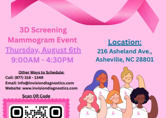 Invision Diagnostics MAMMOGRAM BUS at the ACNC Wellness Center