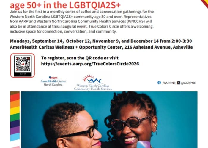 True Colors Circle: for People Age 50+ in the LGBTQIA2S+ Community (Free)