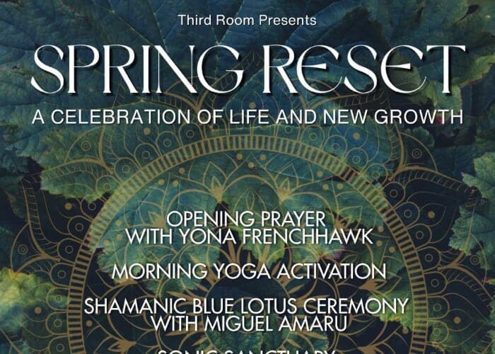 Spring Reset - A Celebration of LIFE and New Growth @ Third Room
