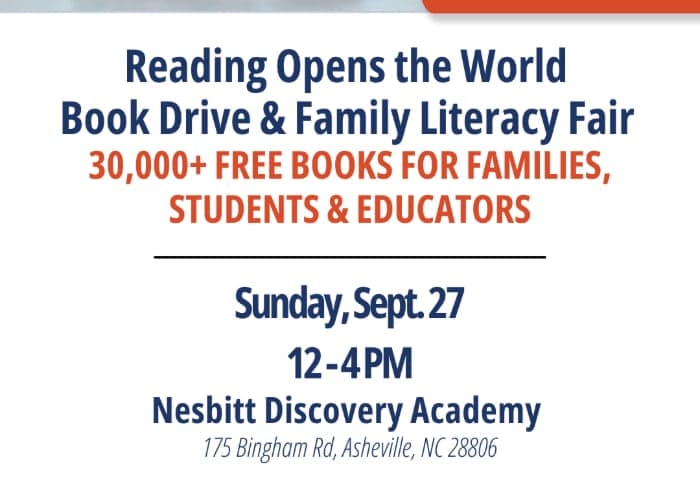 Reading Opens the World Book Drive and Family Literacy Fair