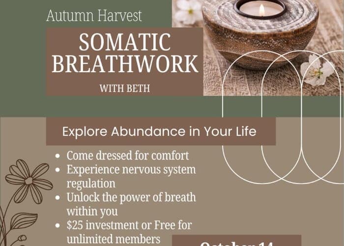 Somatic Breathwork Workshop with Beth C