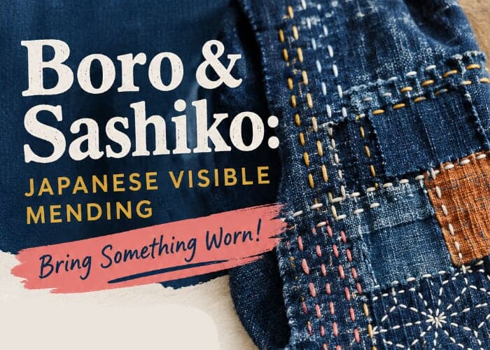 Boro & Sashiko: Japanese Visible Mending