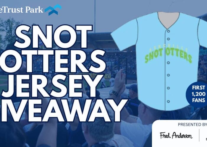 Snot Otters Jersey Giveaway - Winston Salem Dash vs. Asheville Tourists