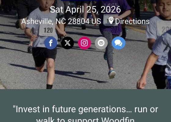 Woodfin 5K READ • WRITE • RUN