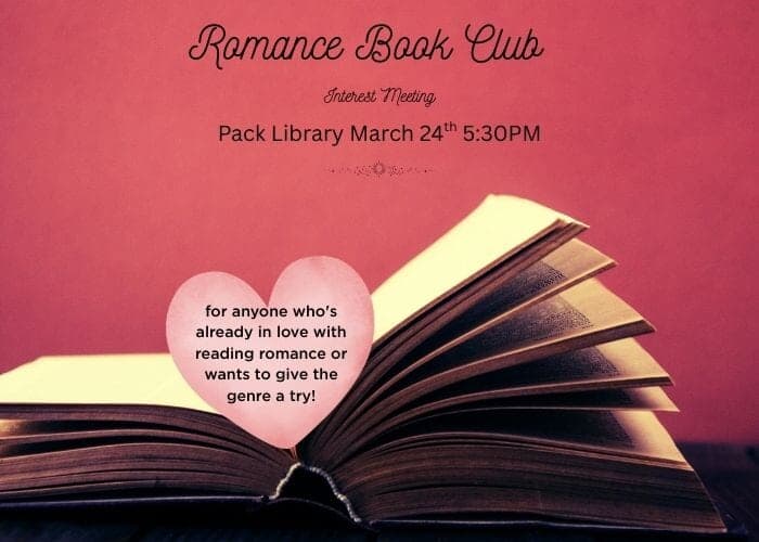 Romance Book Club Interest Meeting