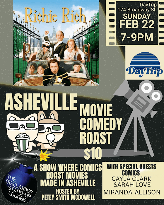 Disclaimer Comedy: Asheville Movie roast of Richie Rich