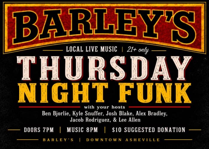 Thursday Night Funk at Barley's