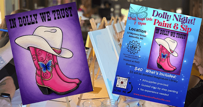 Dolly Paint Night at RAD Brewco