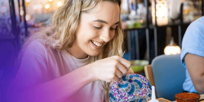 Mosaic Art Classes Asheville: Turkish Lamp Workshop