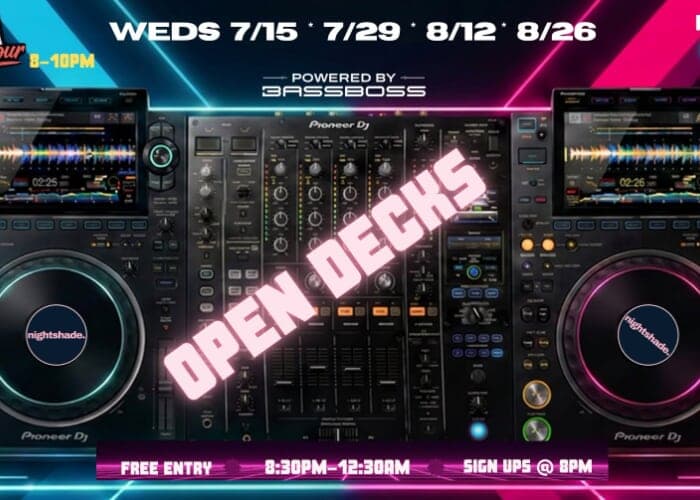 Open Decks + Kava Happy Hour Every Wednesday at Nightshade