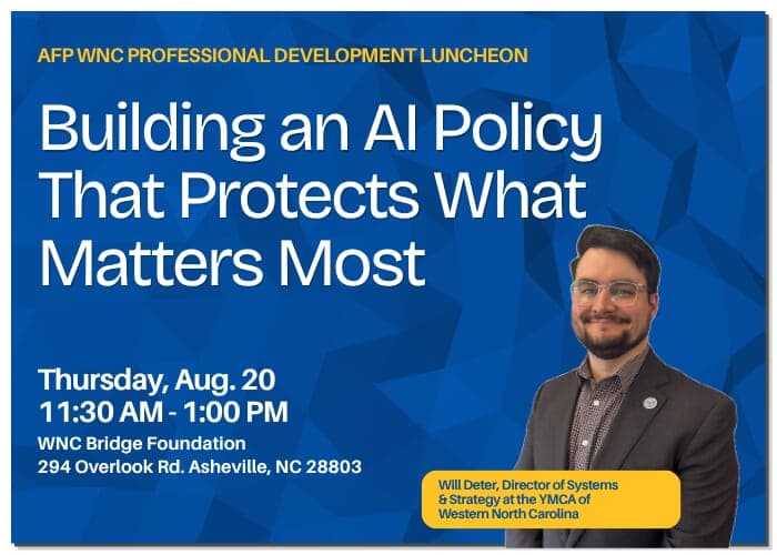 Luncheon Presentation Building an AI Policy That Protects What Matters Most