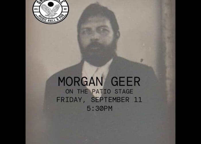 PATIO SHOW: Morgan Geer