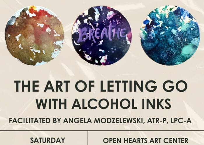 The Art of Letting Go with Alcohol Inks
