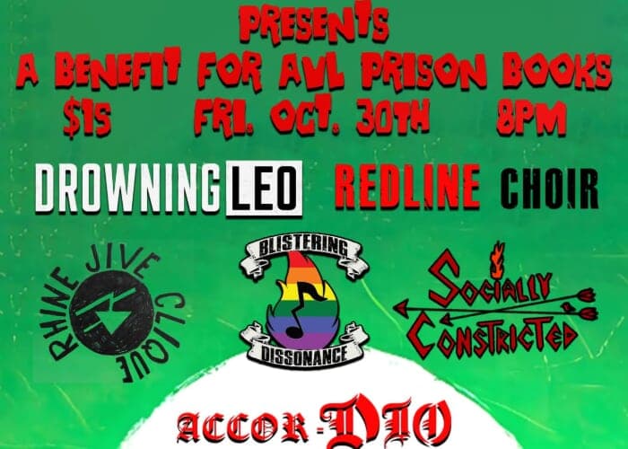 Night of the Living Covers - A Benefit for AVL Prison Books