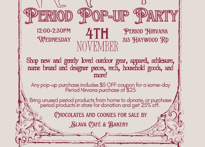 Period Nirvana Pop-Up Party