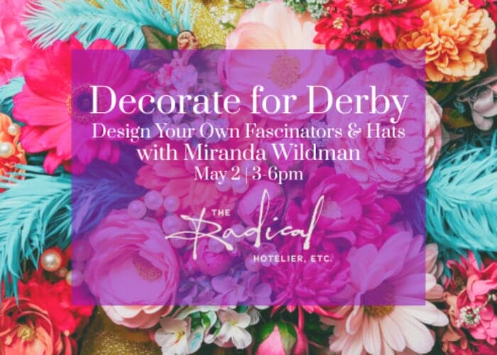 Decorate for Derby The Radical Hotel