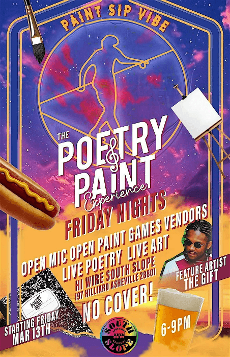 The Poetry & Paint Experience: Friday Night Vibes