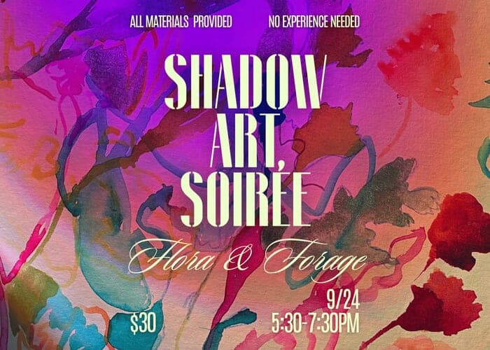 Shadow Art Soirée with Miranda Wildman Flora & Forage