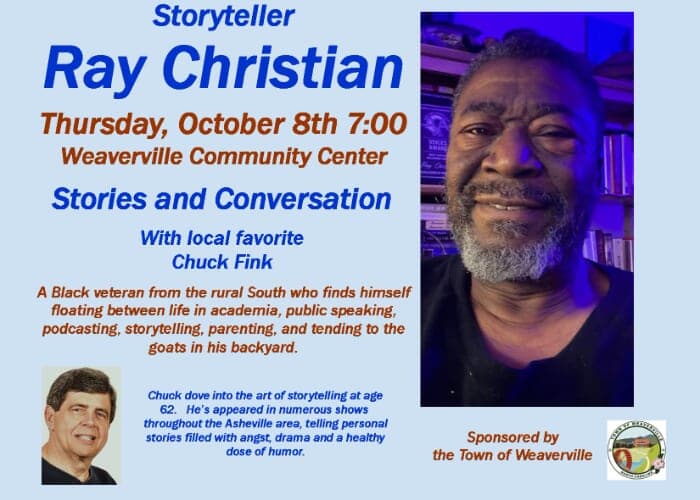Ray Christin Storyteller in Performance and Conversation
