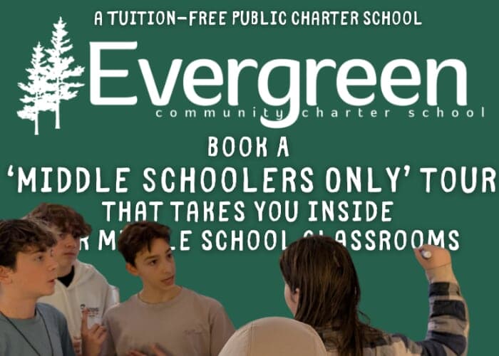 Middle Schoolers Only Tour - Evergreen Community Charter School