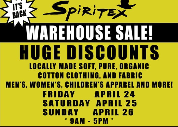 Spiritex Warehouse Sale