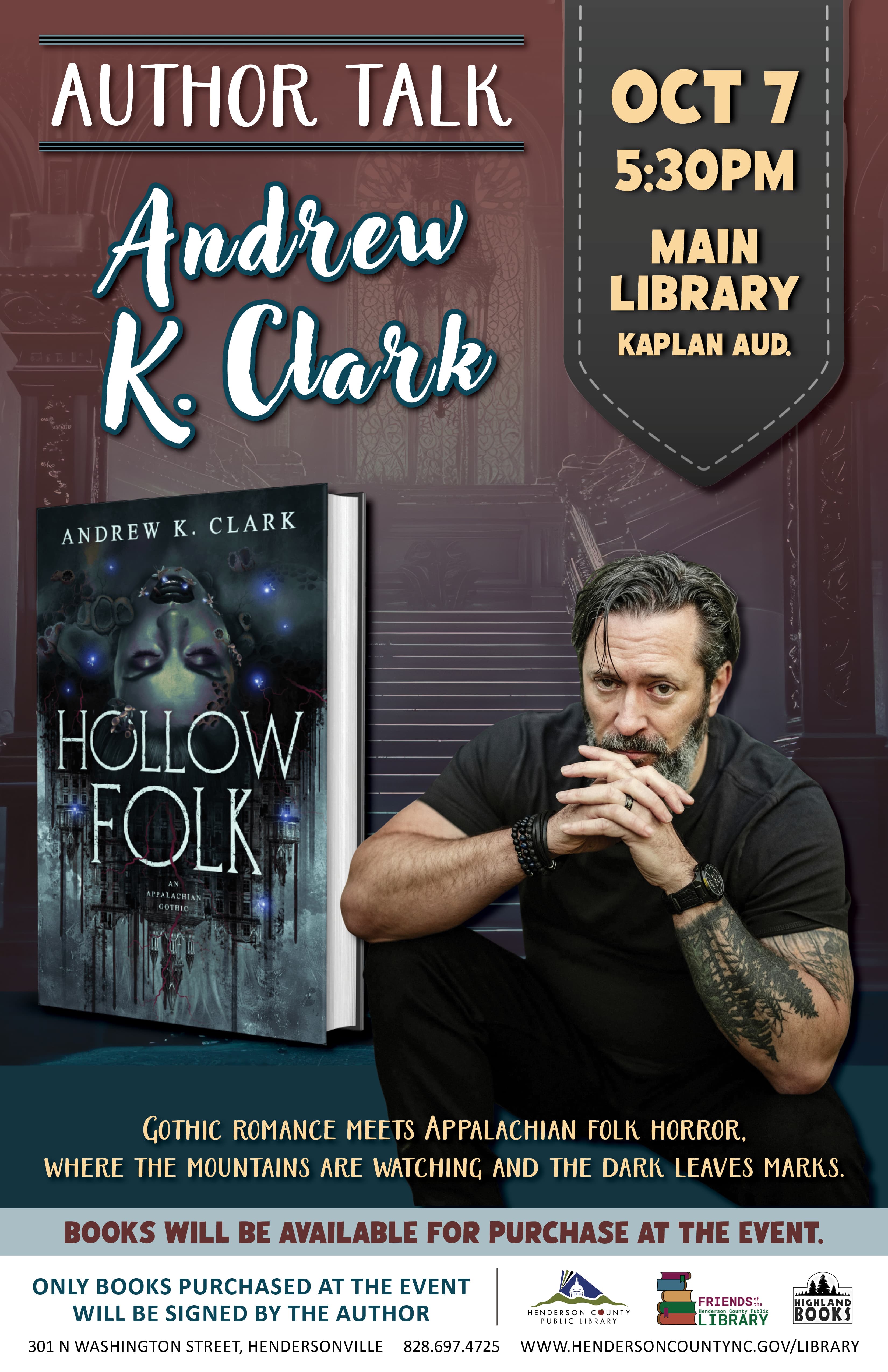 Author Andrew K. Clark
