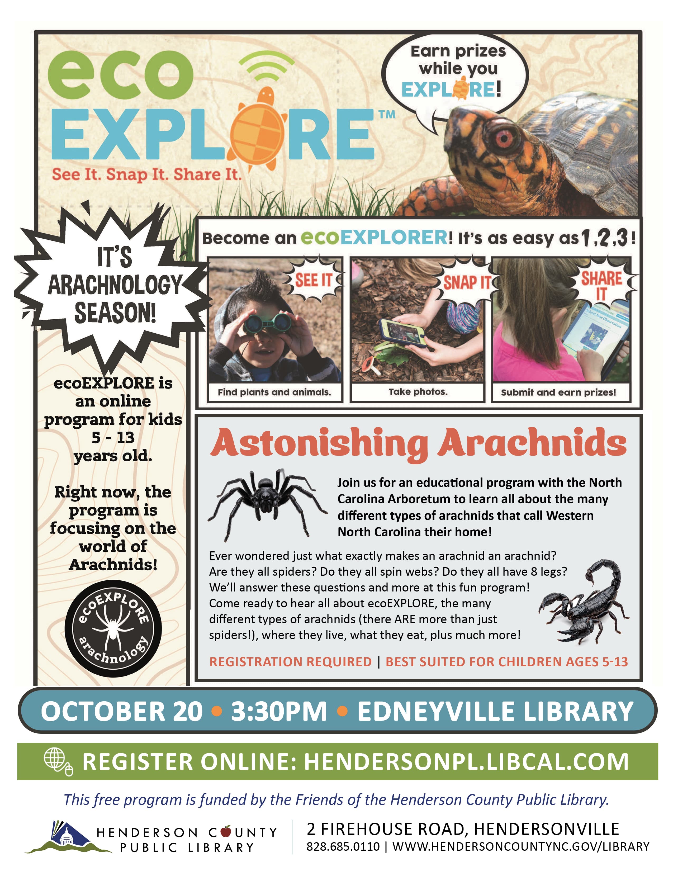 ecoEXPLORE: Astonishing Arachnids