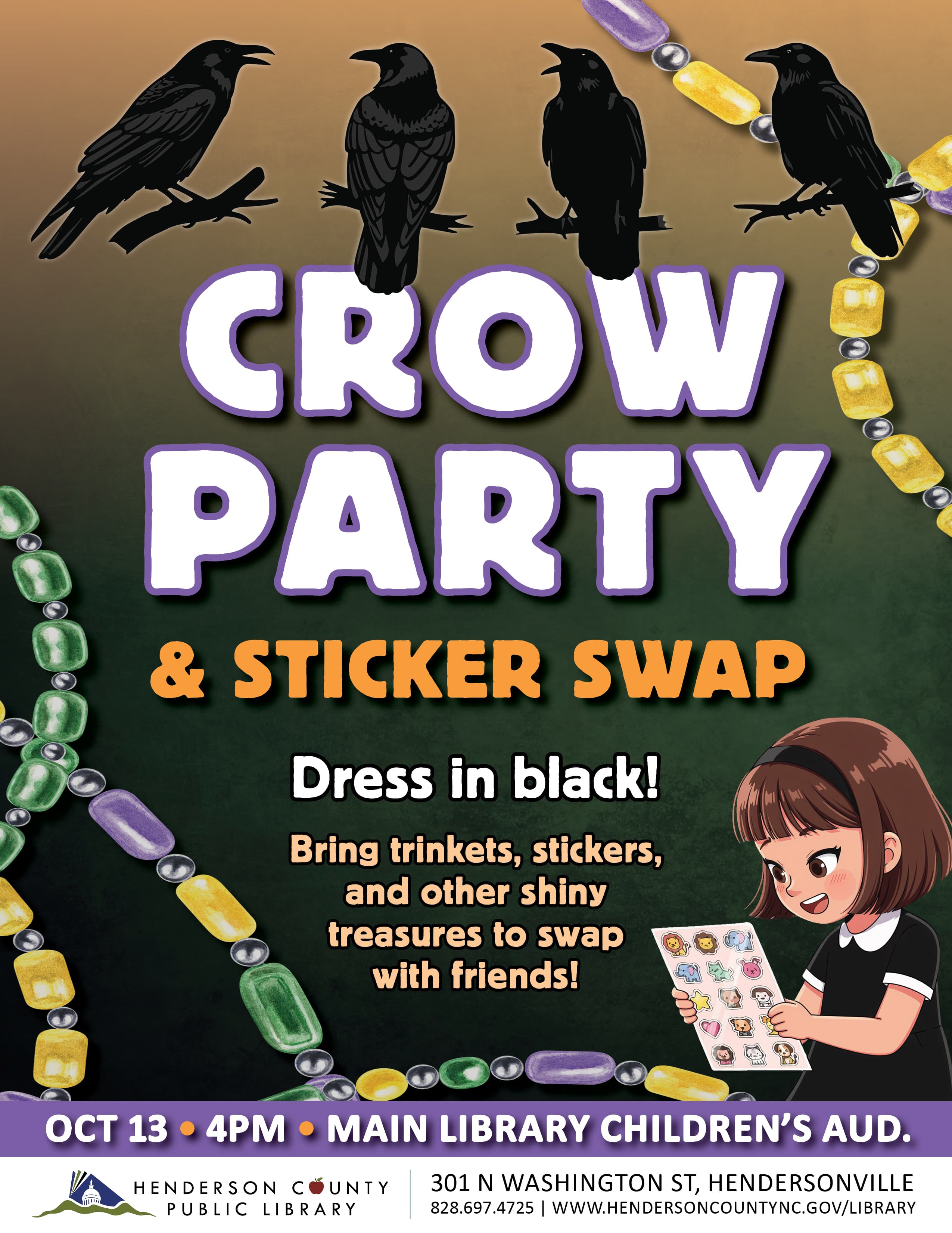 Crow Party & Sticker Swap