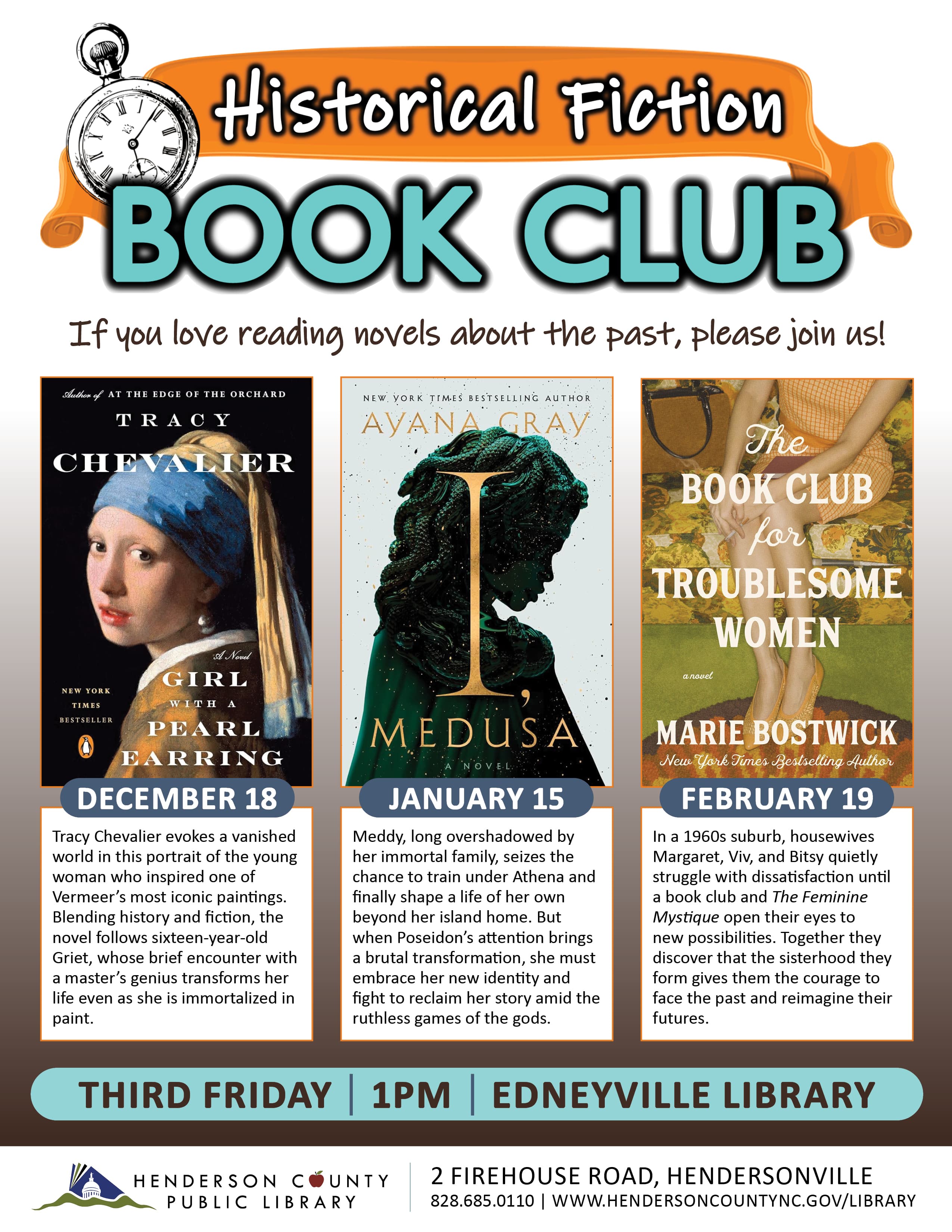 Edneyville Historical Fiction Book Club